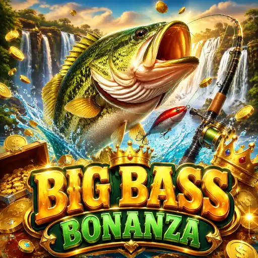 Cartão do jogo Big Bass Bonanza com pescador