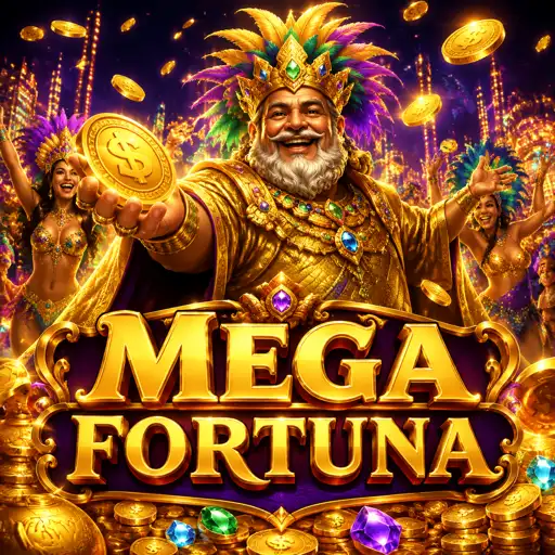 Cartão do jogo Double Fortune com símbolos de fortuna e multiplicador dobrado