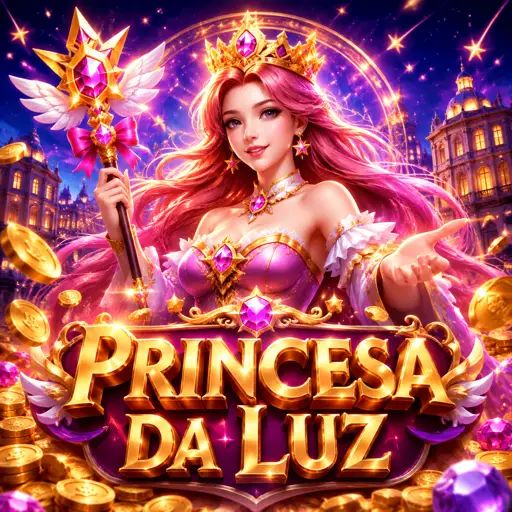 Cartão do jogo Starlight Princess com princesa em estilo anime