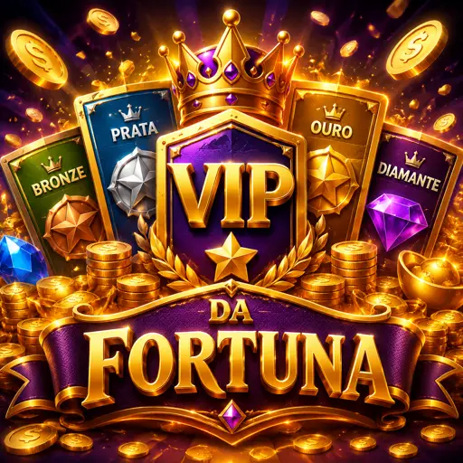 Quatro medalhas douradas representando os níveis Bronze, Prata, Ouro e Diamante do programa VIP